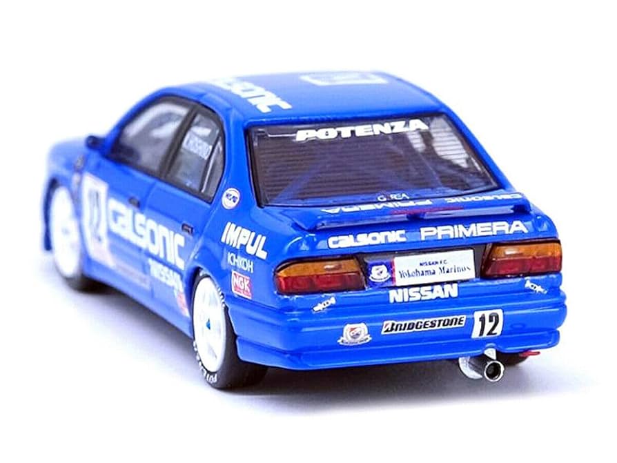日産プリメーラ　ミニカー イノモデル 1/64 日産 プリメーラ P10 JTCC カストロール 1994