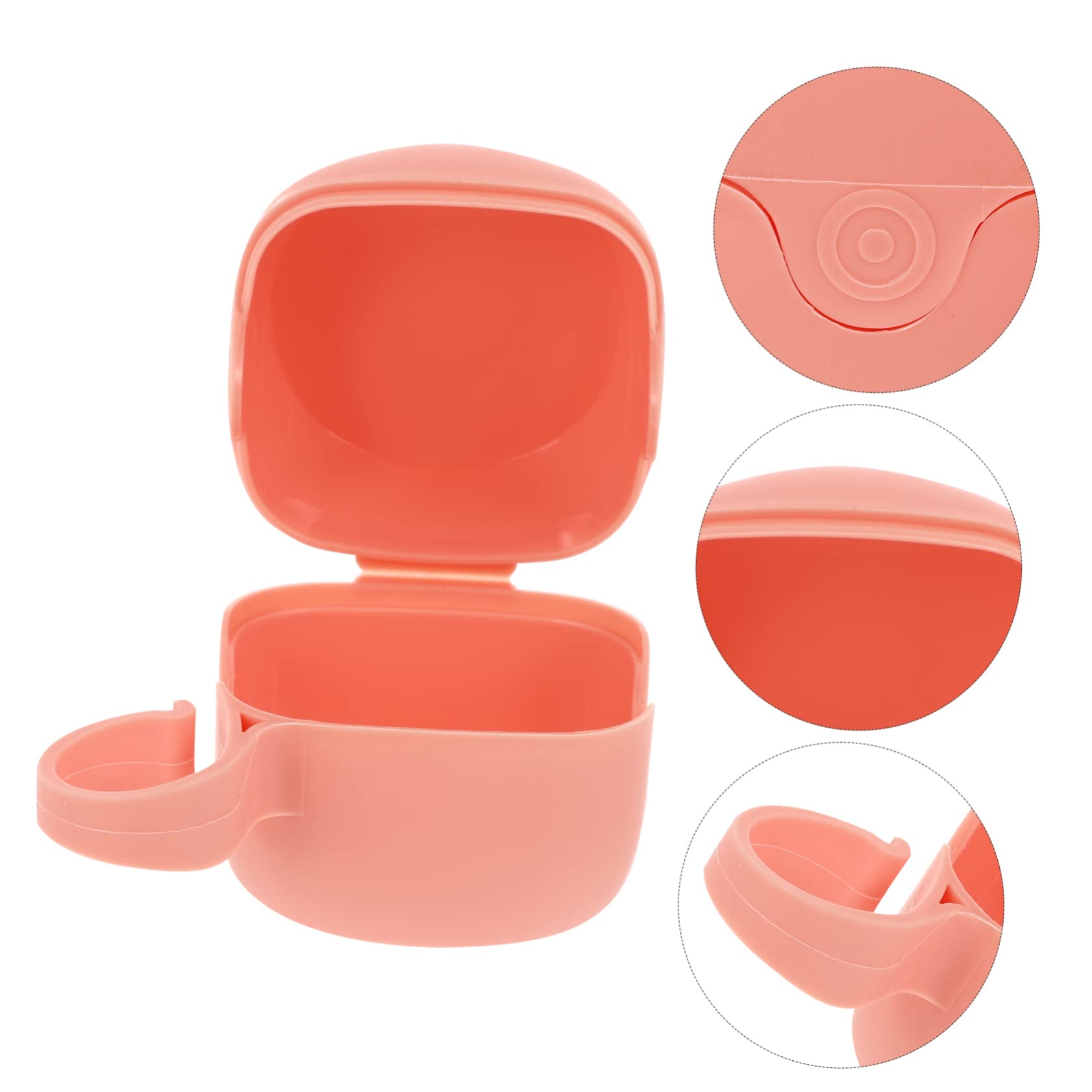 JOINPAYA Baby Pacifier Holder Box Set 5pcs Compact Portable for On-The-go Storage of Your Baby's Pacifiers