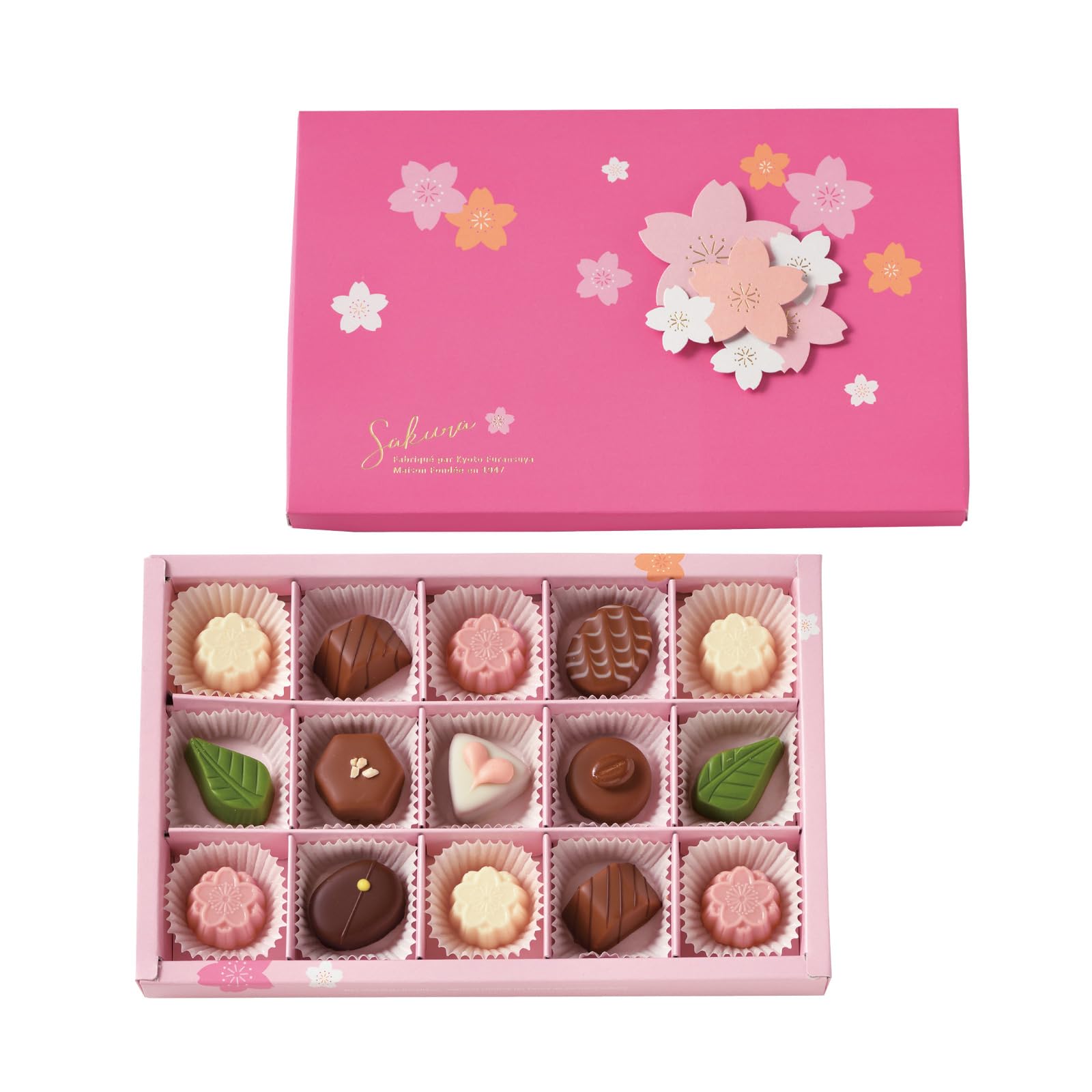 Amazon | フランス屋製菓 8303 さくらの唄 L｜ 京都 チョコレート 桜