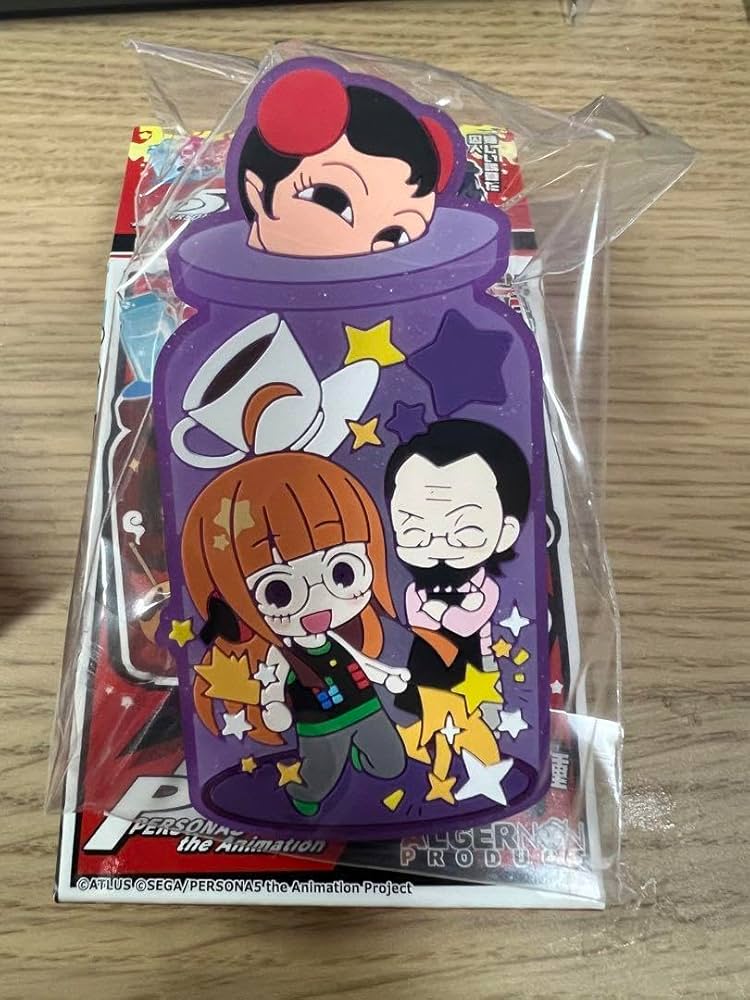 ②コルクコースター　ペルソナ5　佐倉 双葉　アニメイトカフェ ②コルクコースター ペルソナ5 怪盗団ロゴマーク アニメイト