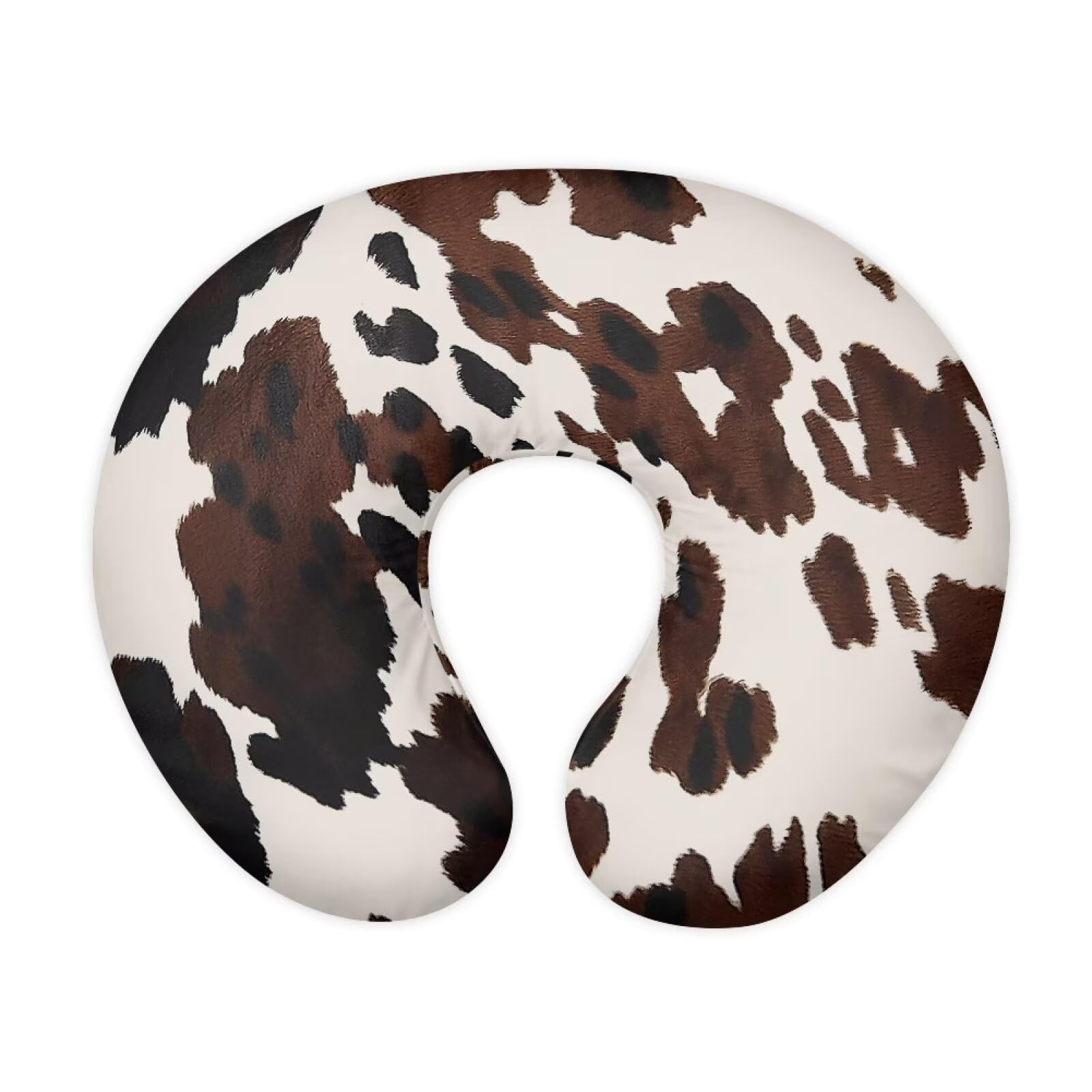 Nopersonality Cow Pillow Cover for Infant Snug Stretchy Nursing Pillow Case for Bottle Feeding, Breathable Baby Nursing Pillow Cover (22"x18"x6")