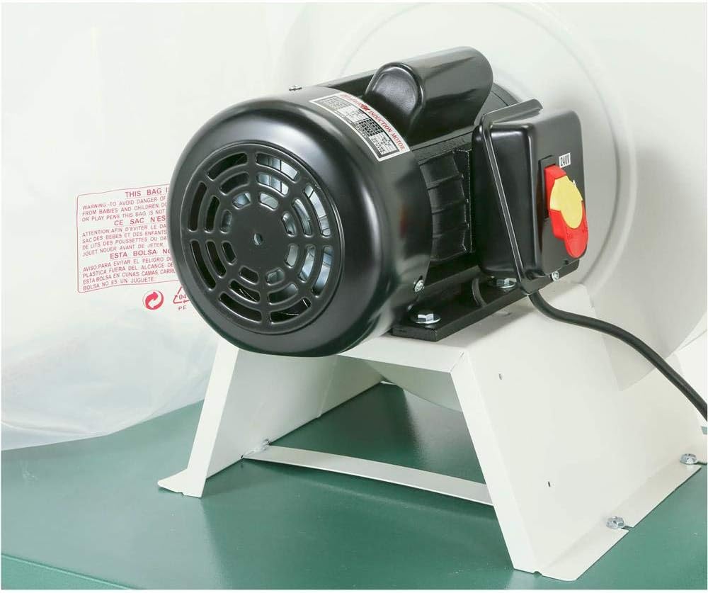 Grizzly Industrial G1030Z2P - 3 HP Dust Collector with Aluminum Impeller - Vacuum And Dust Collector Accessories - 