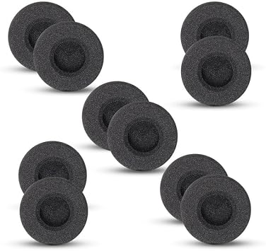 Earpads Replacement for Plantronics Blackwire C320 3210 3220 3320 HW251N HW261N HW510 HW520 Jabra Biz 2300 GN2000 PRO 920 9450 Headphones,Ear Pads Cushions Foam10 Pack