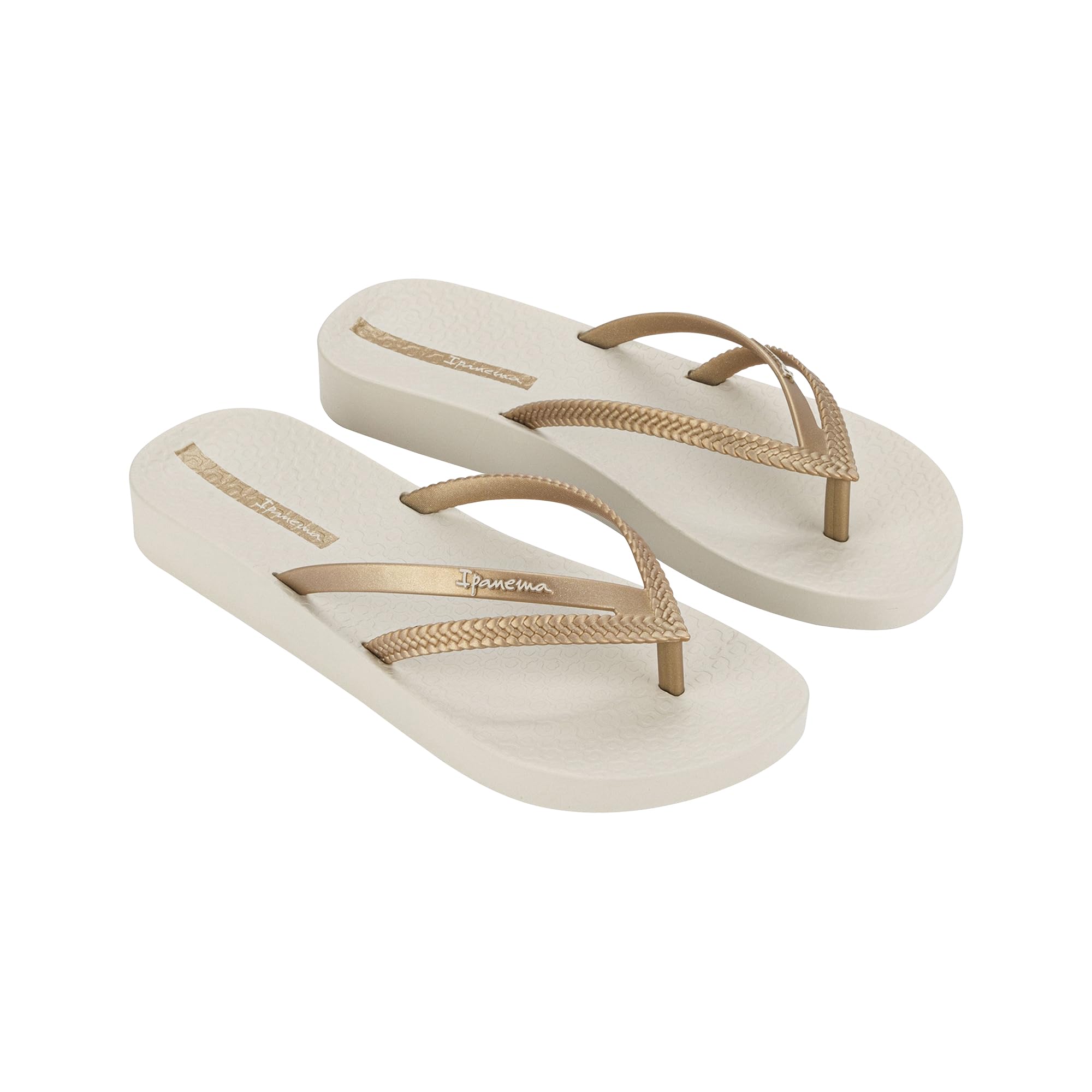 Sandales Ipanema Bossa Soft V Femme Beige Doré - Confort et Élégance