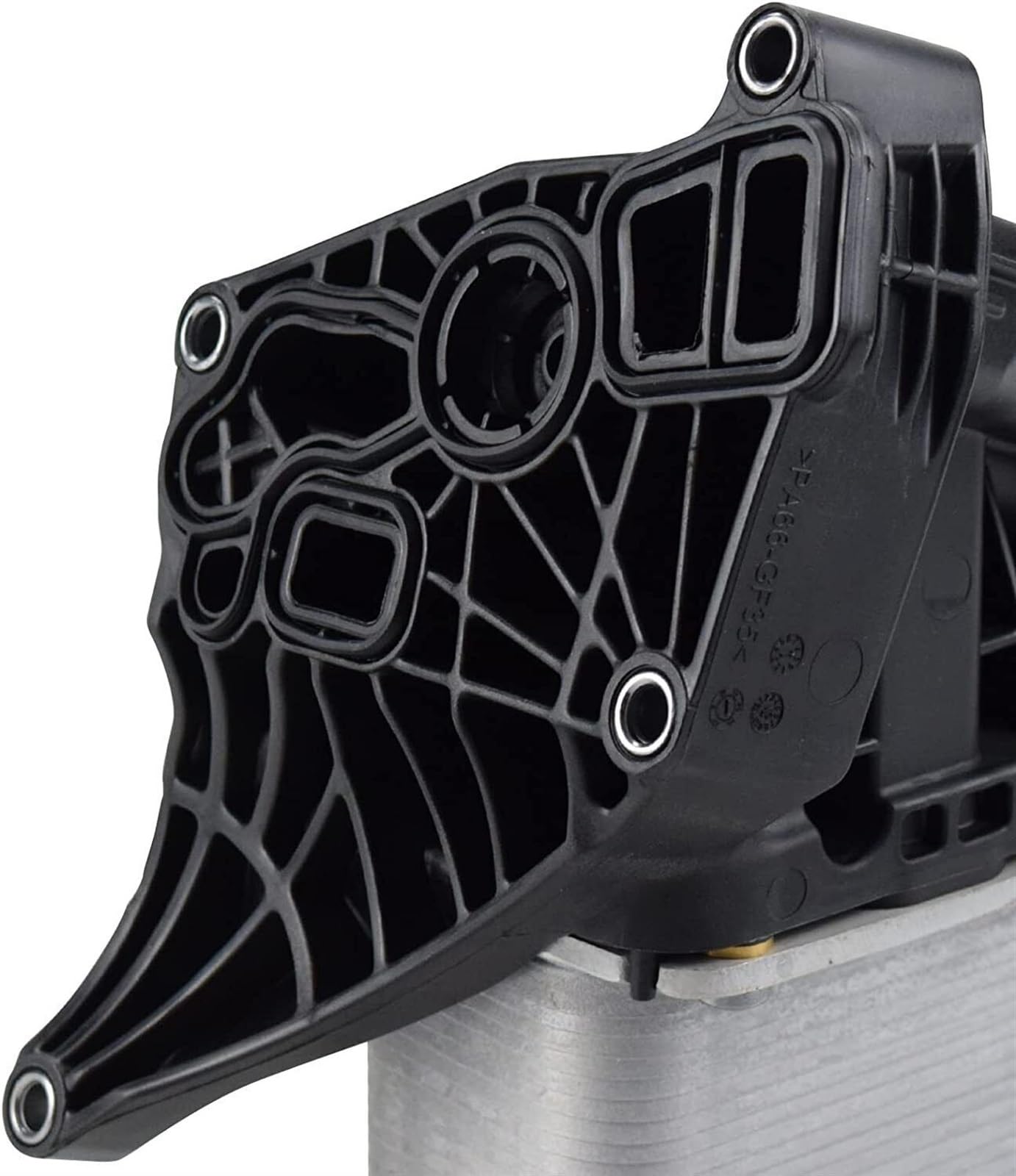 SaDity Filtro de aceite de motor de aluminio 11428596283 11428586673 Compatible con BMW F15 F20 F25 F26 G01 G02, enfriador de aceite de piezas de automóvil con junta
