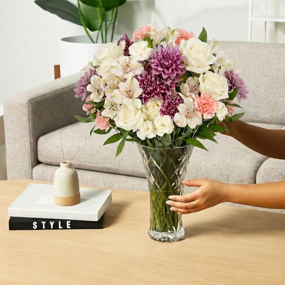 Aquarossa Farms – Mothers Day Flowers for Delivery, Fresh Flowers Bouquet, Handpicked from the Farm, Gift for Mom, Birthday, Anniversary, or Just Because – Mixed Bouquet