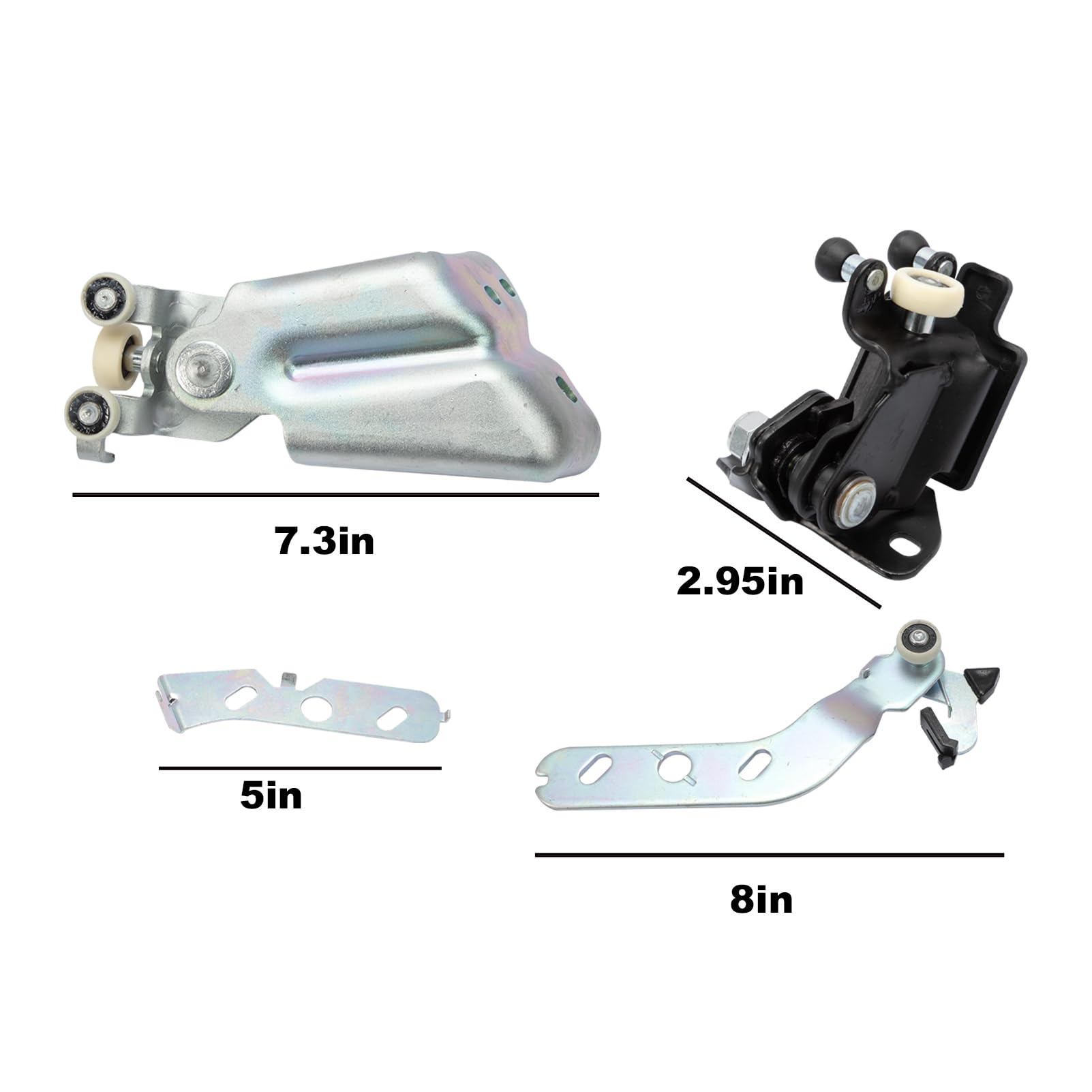Kit rodillo puerta lateral derecha compatible con Citroën Jumper 3 Fiat Ducato 3 Peugeot Boxer 3,Rodillo para Puerta Corredera 033.S3 9033.V8 1344234080