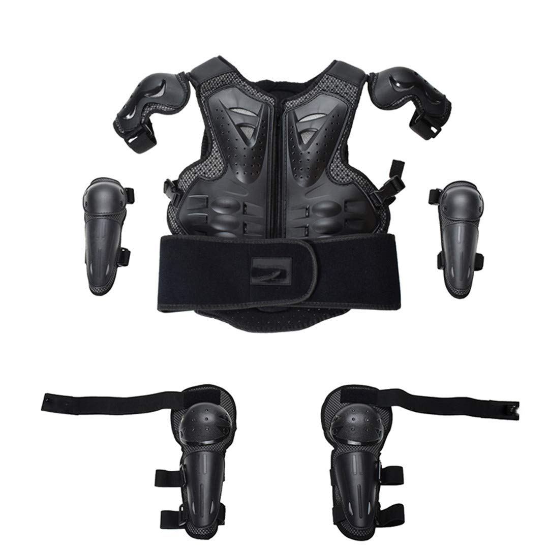 Außenreit Motorrad-Pflege Rüstung Anzug Kinderschutzanzug Sport-Knie-Pflege Elbow Orange