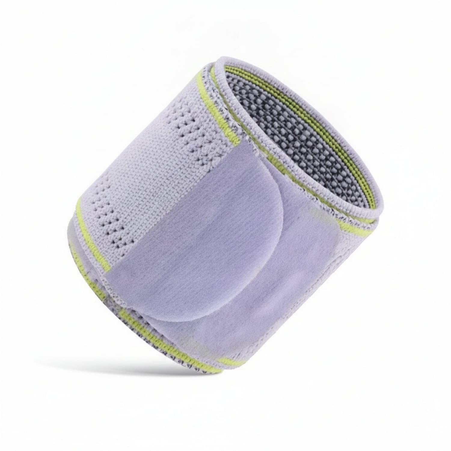 Reinforced Panel Padded Wrist Support Stitched Detail Wrist Support Wrap Elastic Cylindrical Cuff Brace Breathable for Basketball, Badminton, Volleyball, Exercise, Hw070 Light Purple-image-18