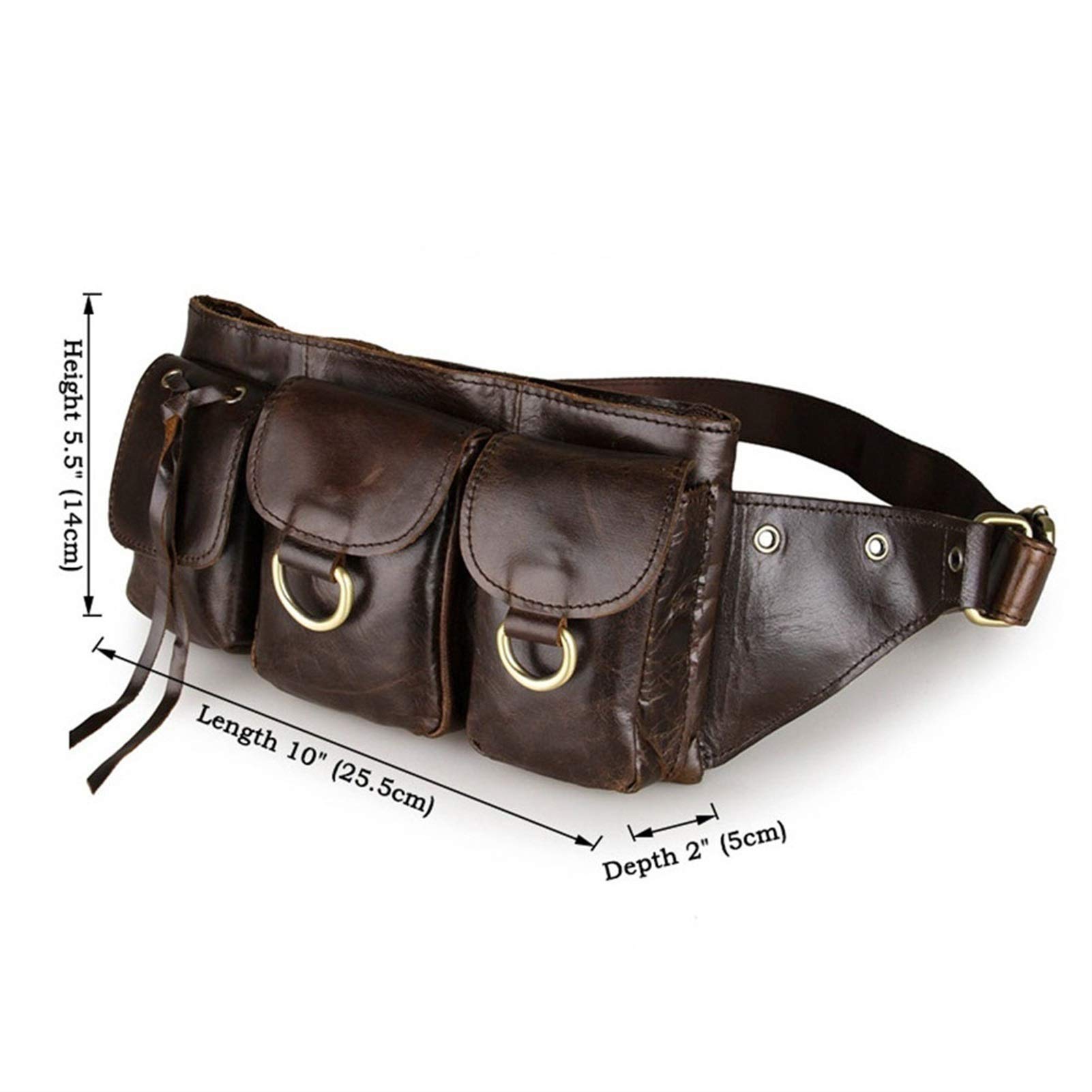Marsupi Running Unisex, Confezione Marsupio pacchetto di Fanny Hip cinghia regolabile uomo Bum Sling Bag petto Borsa for Workout Viaggi escursionismo Jogging Outdoor Sports Marsupi Viaggio Regolabile