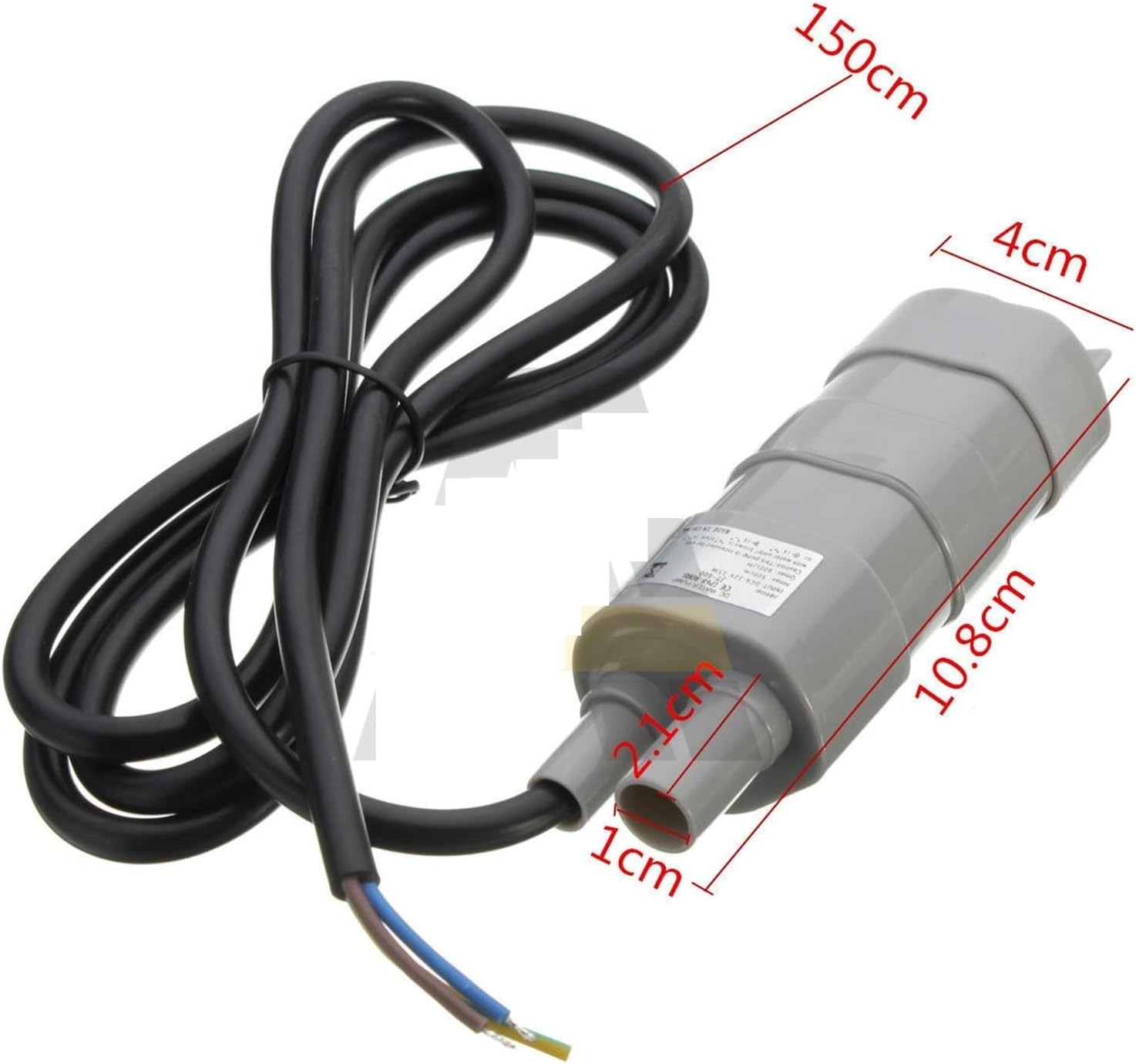 JT-500 Immersible DC 12V 24V 600L Submersible Pump IP68 for Aquarium Bathtub Water Pump Garden Solar Aquarium(24V)