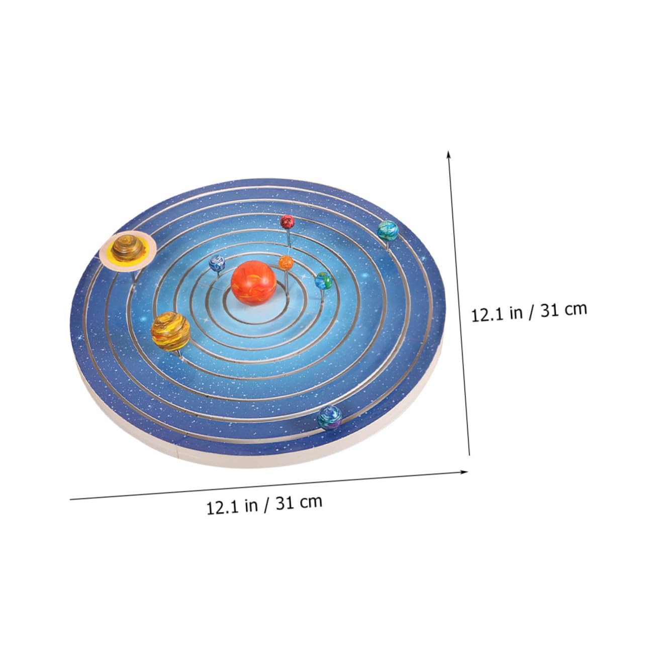 Kit de Pintura y Montaje Planetas Sistema Solar Juguete Educativo para Manualidades DIY Decoración Infantil