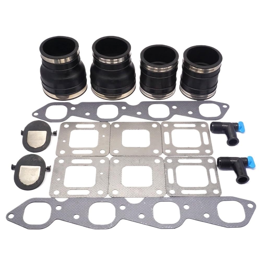 Kit soufflet collecteur échappement V8 502 joint humide 27-46820 27-863726 32-90949T