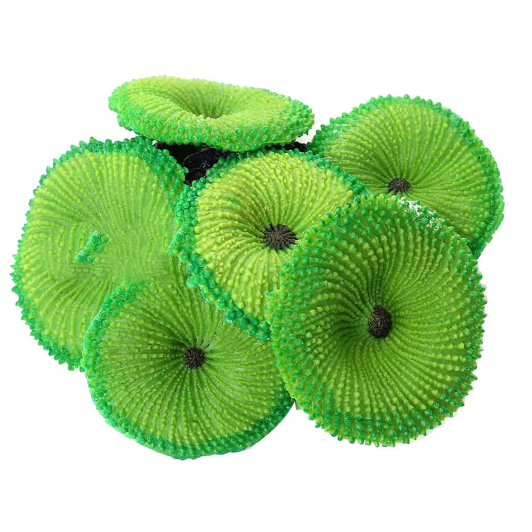 Fake Coral Aquarium Decor, 2.6inch Faux Coral Ornaments, Fish Tank Landscape Decorations, Coral Reef Decorations
