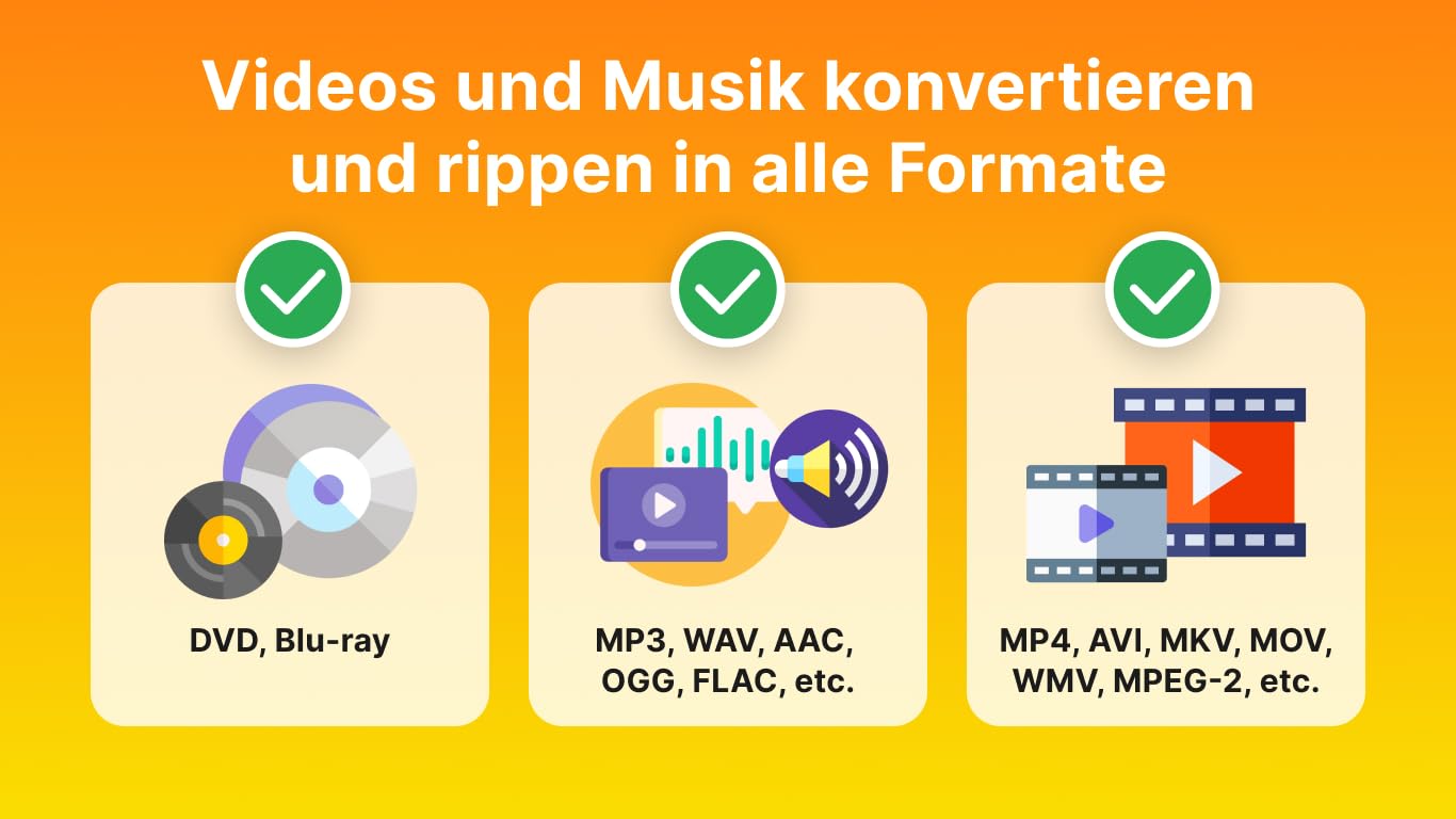 Nero Recode | Audio & Video Converter Software | MP3 Converter | MP4 Converter | DVD rippen & Video komprimieren | Formate: MP4, AVI, MOV, MP3, WAV, FLAC | Unlimitierte Lizenz | 1 PC | Win 11/10/8/7