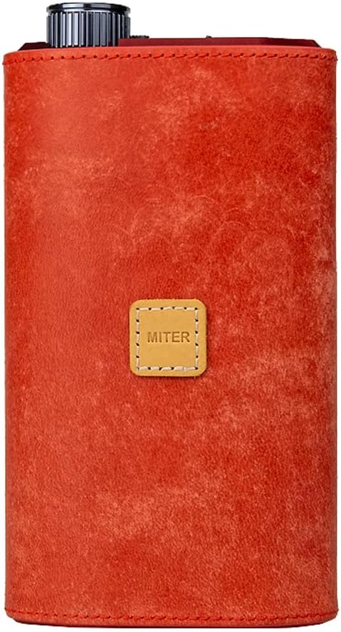 MITER Case for iFi iDSD Diablo 2, Handmade Pueblo Leather Case Cover (Turkish Blue)