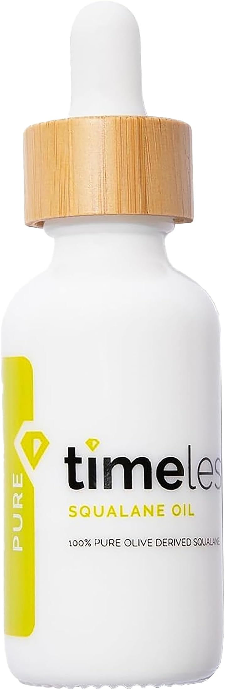 Timeless Skin Care Squalane Oil 100% Pure - Plant-Based Face Oil - Fragrance-Free - For Dry Skin - Moisturizing - 1 oz