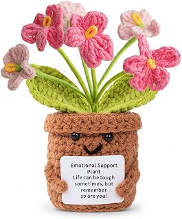 Pocket Hug - Lucky Flower Charm - Positive Potato Potato Potato Series Crochet, Recovery Gifts, Witnesses, Birthday Gifts, Friends, Colleagues
