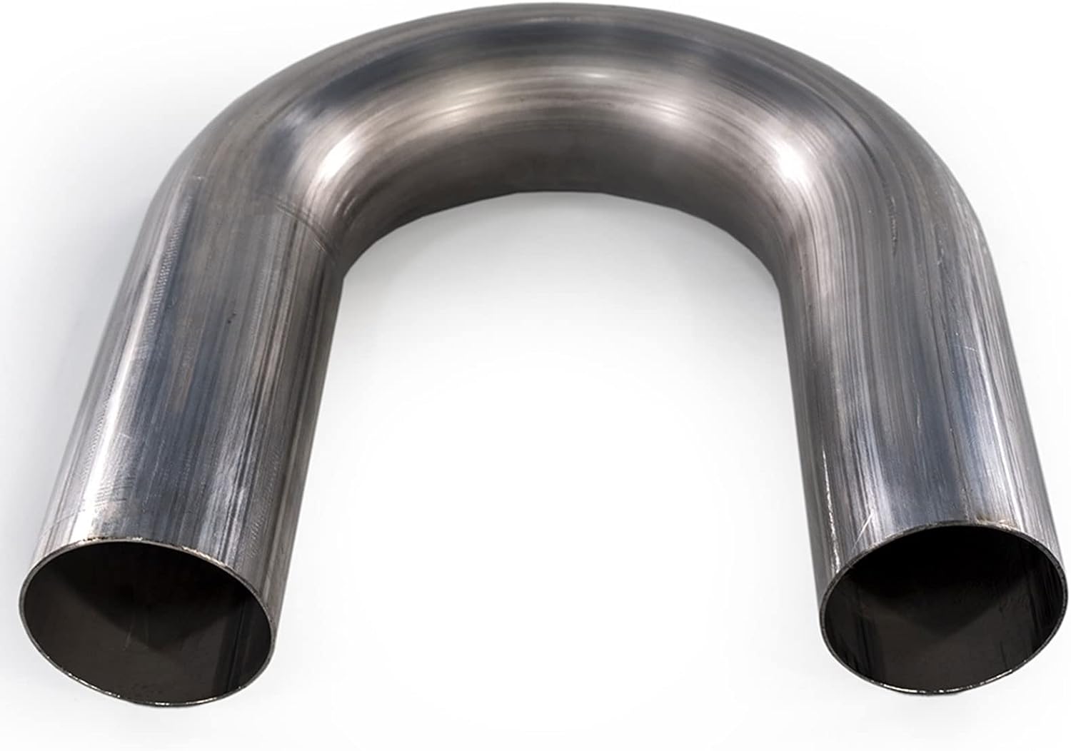 Squirrelly Mandrel Bent 304 Stainless Steel 180 Degree Tubing 1.75" OD – 2.625" Bend Radius Exhaust Tubing, 16 Gauge – USA-Made Exhaust System