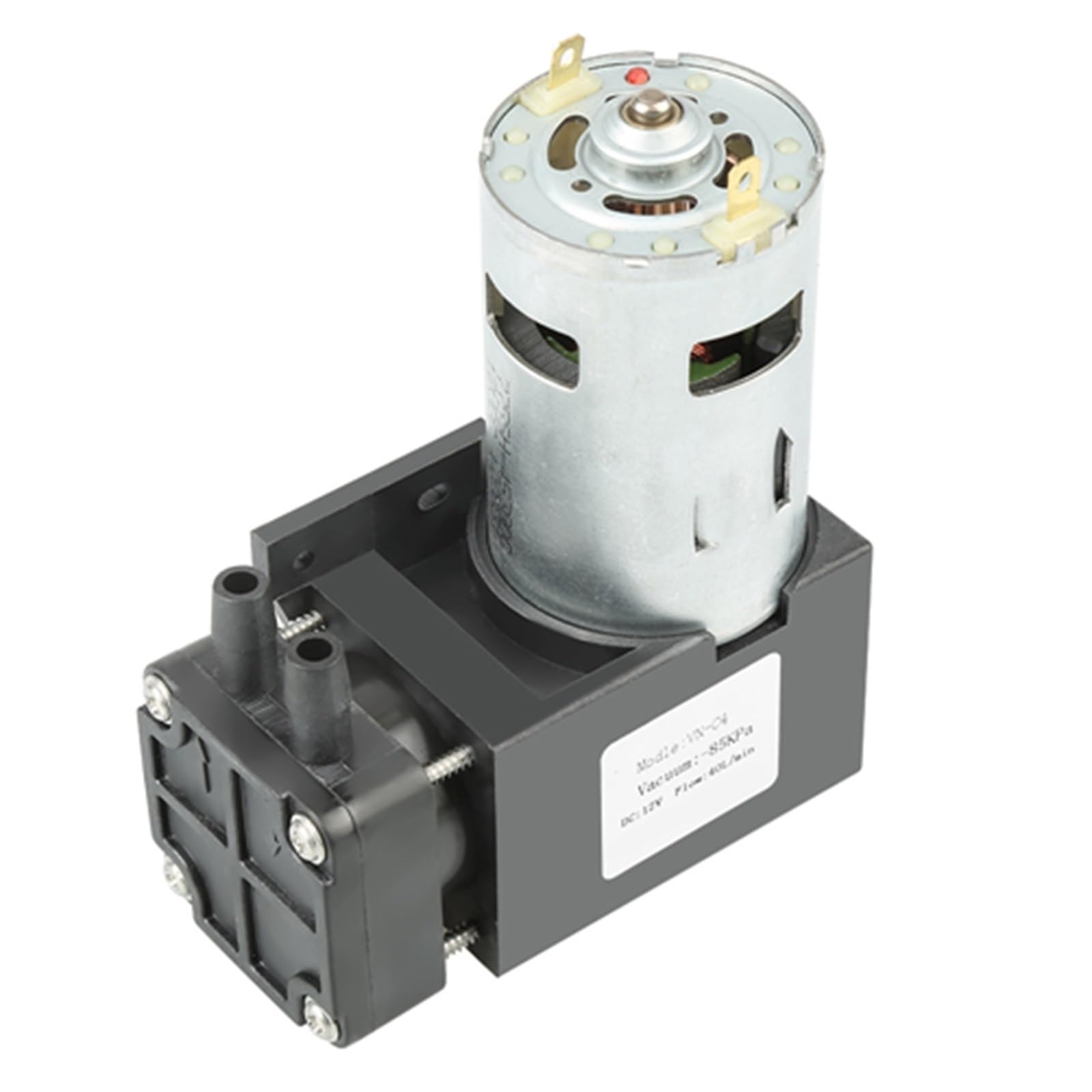 CUDTAPI Mini Small Oilless Vacuum Pump ‑85KPa 40L/min Diaphragm(Onecolor)