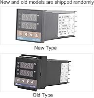 Vista 8 de Controlador de temperatura PID digital REX-C100 Regulador de temperatura del termostato 100-240 V Salida de relé 1500VAC, 14 bits