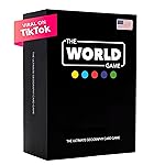 The World Game - Geography Card Game - Educational Games for Kids, Family and Adults - Cool Learning Gift Idea for Teenage Boys & Girls 8-12 with Map