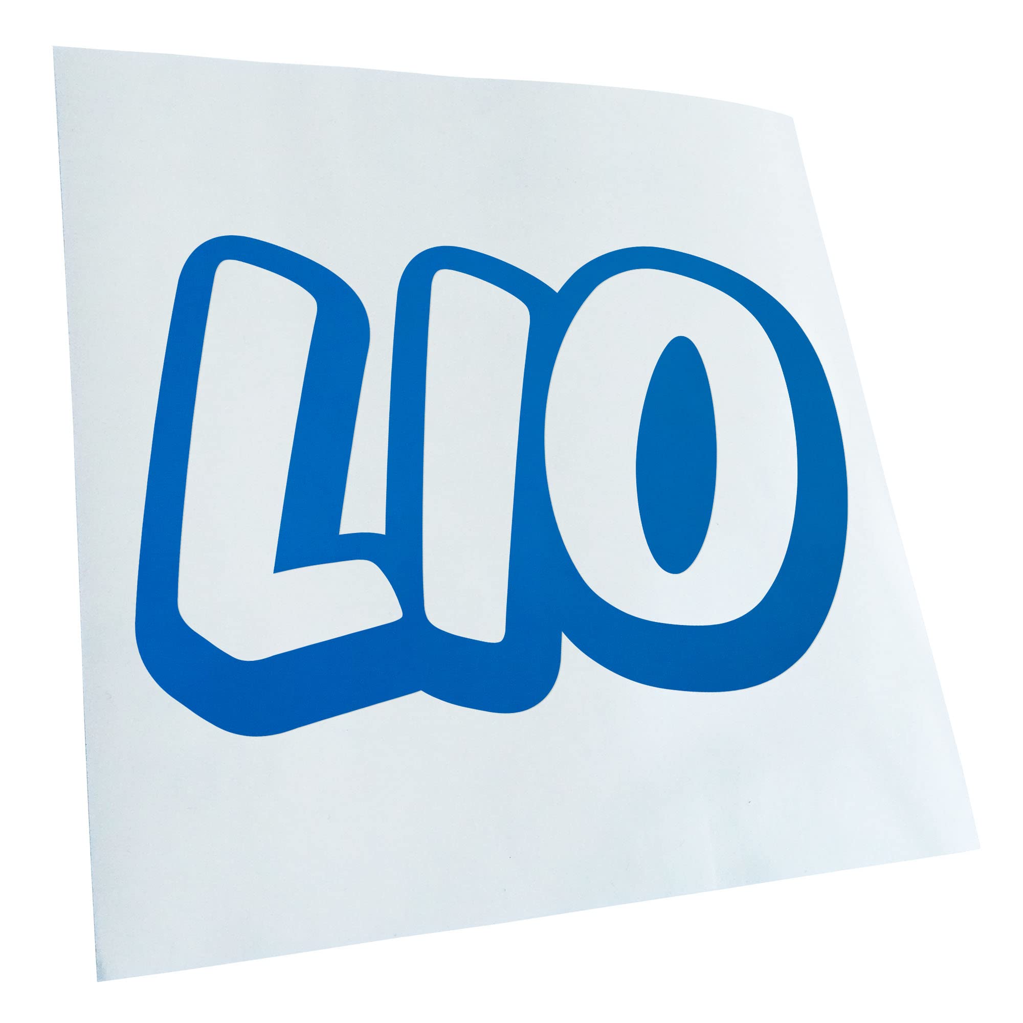 Kiwistar Lio First Name Boys Sticker 25 Colours Neon Matt