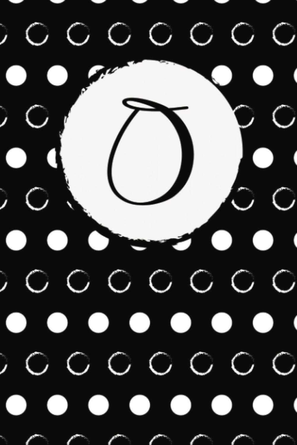Alpha Dot Delight: Monogram Letter 'O' Wide-Ruled Composition Notebook with Chic Black & White Polka Dot Design: Elegant 'O' Initial | Stylish Polka ... Academic Use & Personalized Gifting