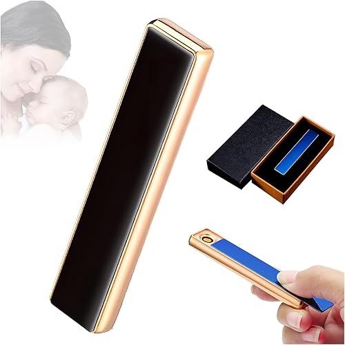 Encendedor de arco USB resistente al viento, encendedores para hombres, encendedor, encendedor de bobina de perfil delgado, encendedor de arco USB