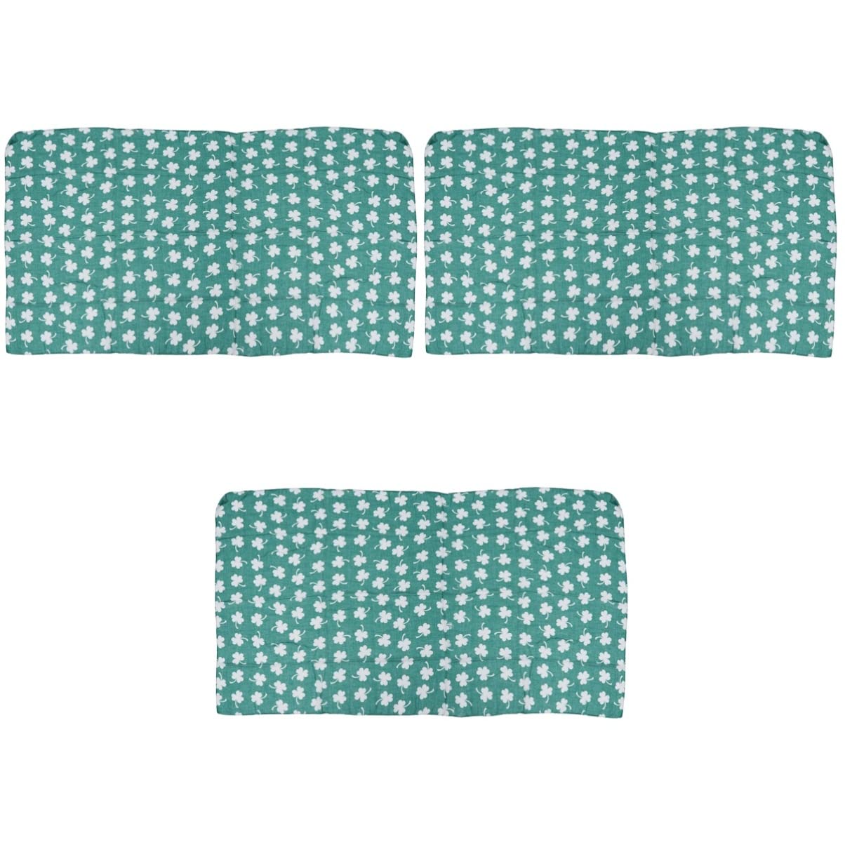 GALPADA Moda Patricks Costume - Arredamento Stampato Shamrock Giorno Donne Ladieswhite Accessori Vestito Avvolgere Signora Sciarpa Signore Scialle Ragazza Trifoglio Bianco Accessary