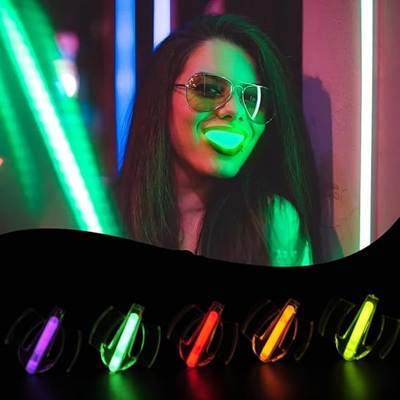 Flashing LED Mouth Piece Guard, Glow Tooth Funny LED Light