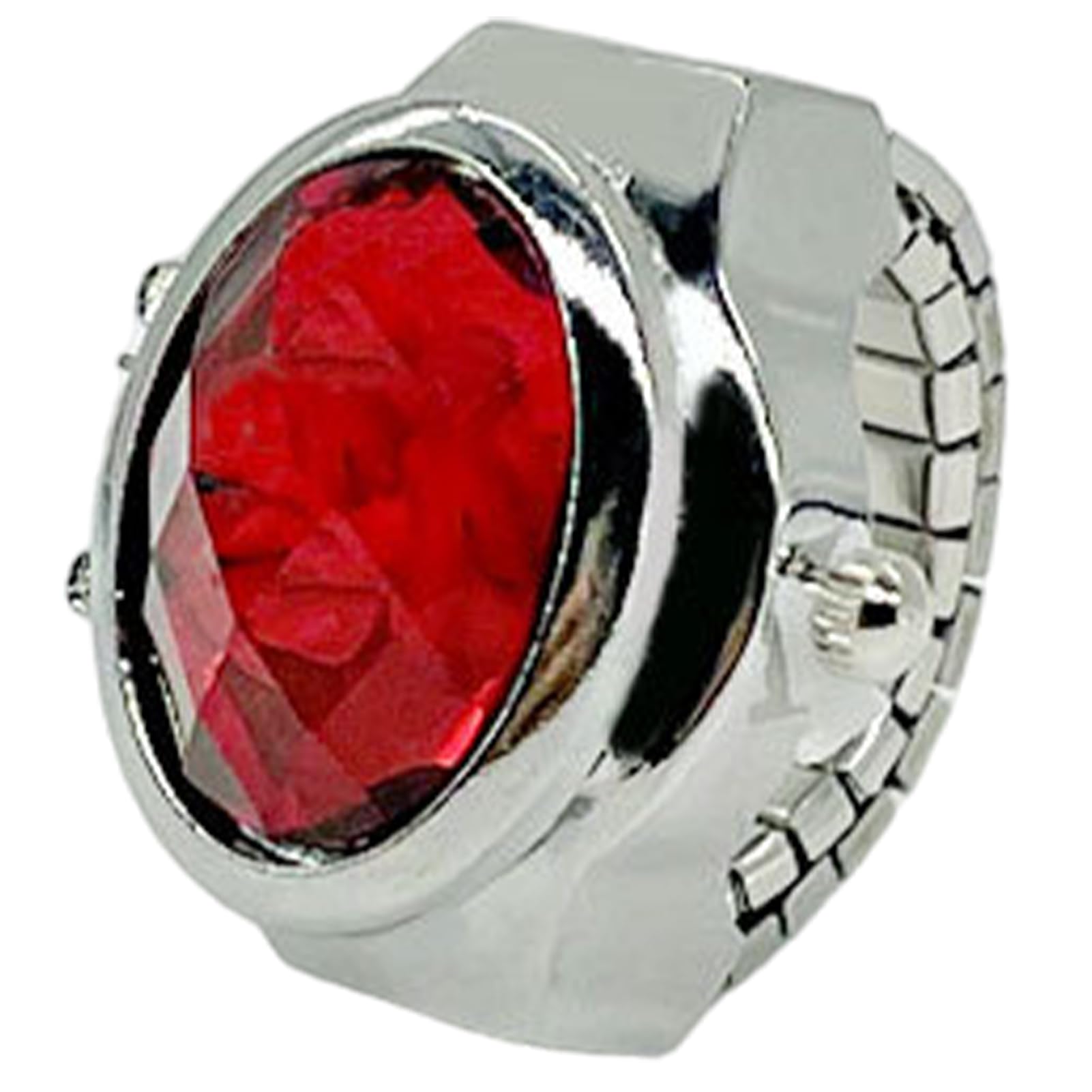 Reloj con Anillo para Mujer, Reloj con Anillo para Dedo - Reloj de apilamiento de Movimiento - Reloj de Dedo Vintage Creativo, Relojes de Dedo de joyería Ajustables para Dedo de Mujer