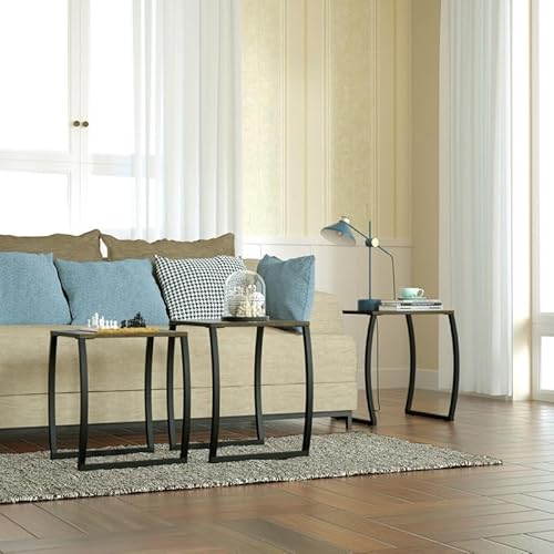 Sriwatana Nesting Tables, Vintage Side End Tables Living Room thumb #5
