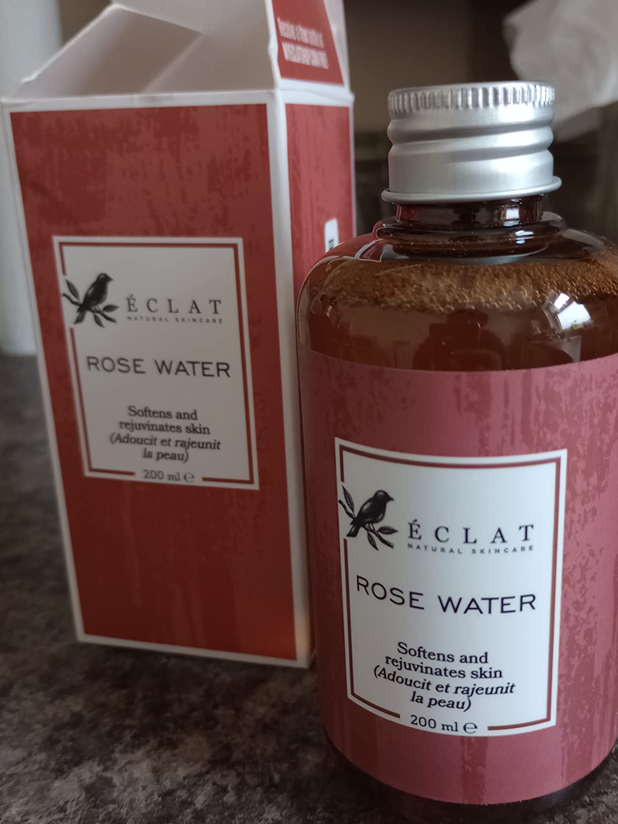 Eclat Skincare Rose Water Toner – Hydrating Toner for Face - Rosewater with Hyaluronic Acid & Aloe Vera - Alcohol Free & Skin Soothing Formula - Rejuvenating & Calming Facial Skin Care
