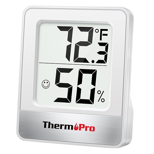 ThermoPro TP49 Digital Hygrometer Indoor Thermometer Humidity Meter Room Thermometer with Temperature and Humidity Monitor Mini Hygrometer Outdoor