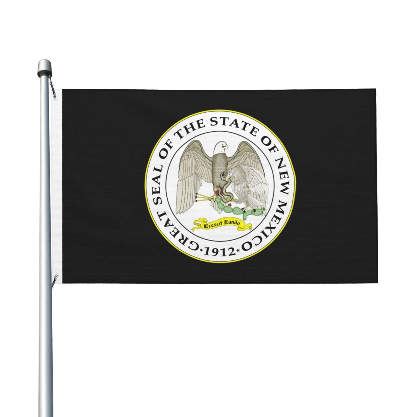 VAMAY Outdoor Seal Of New Mexico Flags 3x5 FT Double-Sided Decoration Flag Lightweight Home BannerParty Flags Yard 3by5 Flags