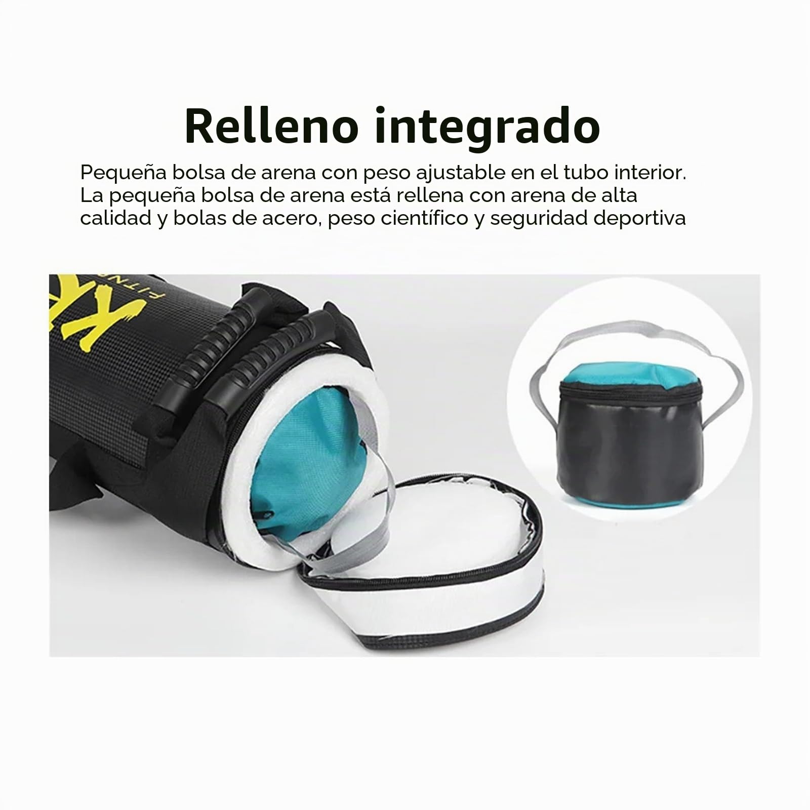 ELTOX Fitness Saco de Arena,Saco Peso Fitness 5/10/15/20/25/30 kg Peso Lleno Arena Bolsa de energía Fuerza Fitness Ejercicio Bolsa de Arena Entrenamiento de Gimnasio