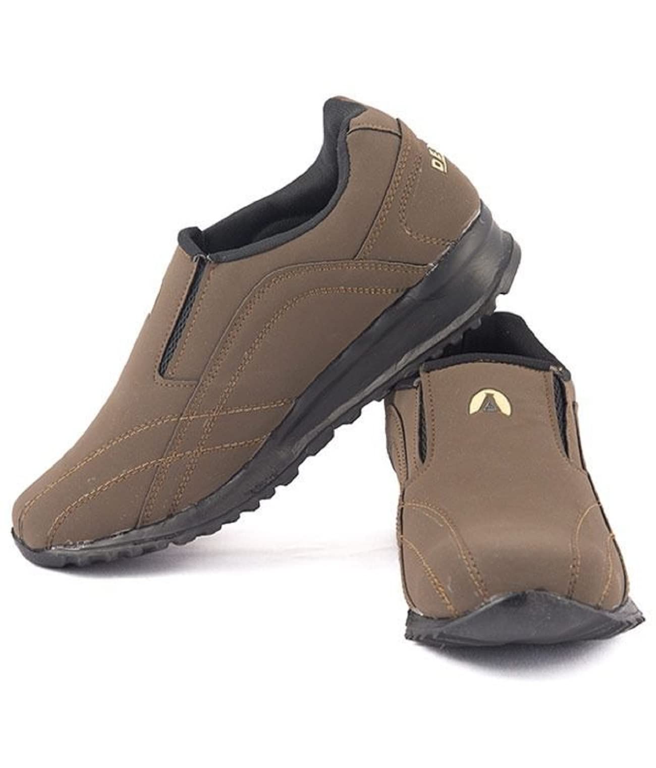 ASIAN Men's Desire Running Shoes,School Shoes,Slip-on Shoes,Walking Shoes,Formal Shoes for Men (Brown, Numeric_7),UK 7 3