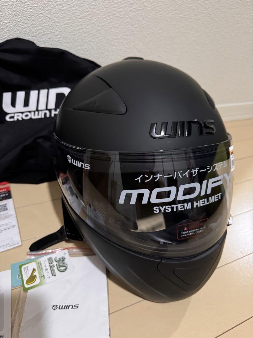 新品未使用　WINS FF-COMFORT　フルフェイス マットブラック L Amazon.co.jp: 未使用 WINS FF-COMFORT フルフェイス マット