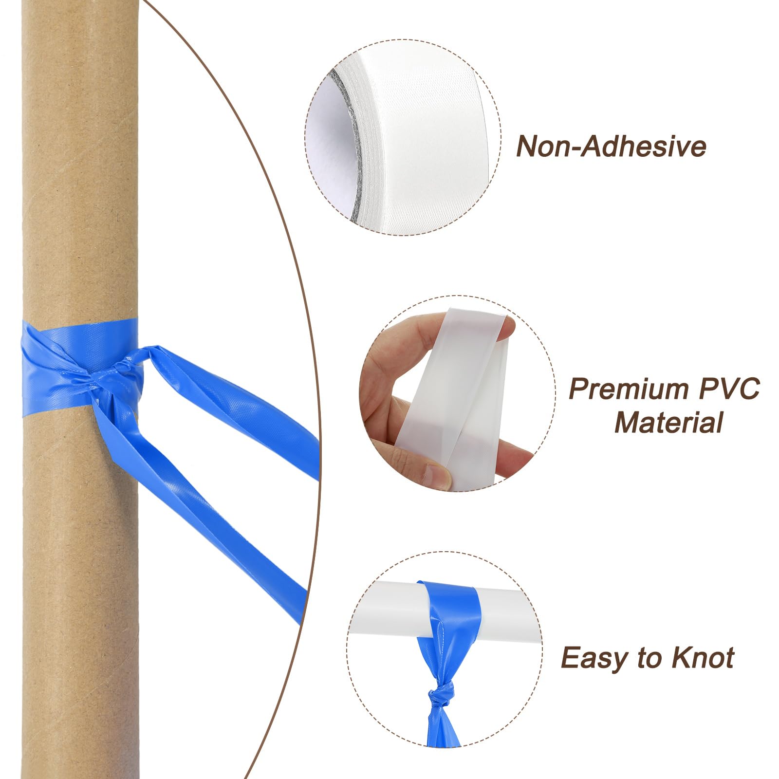 QUARKZMAN Nastro Segnaletico, 12 Pz Nastro Plastico Neon Non Adesivo Da 2,5 Cm X 30 M Per Marcatura Confini Alberi Aree Pericolose Nastro Segnaletico Bianco