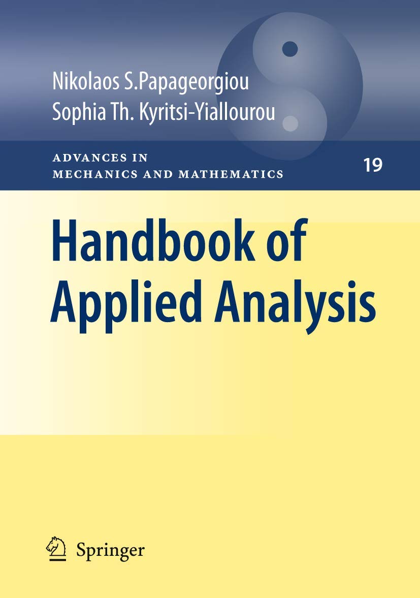 Handbook of Applied Analysis: 19 (Advances in Mechanics and Mathematics)