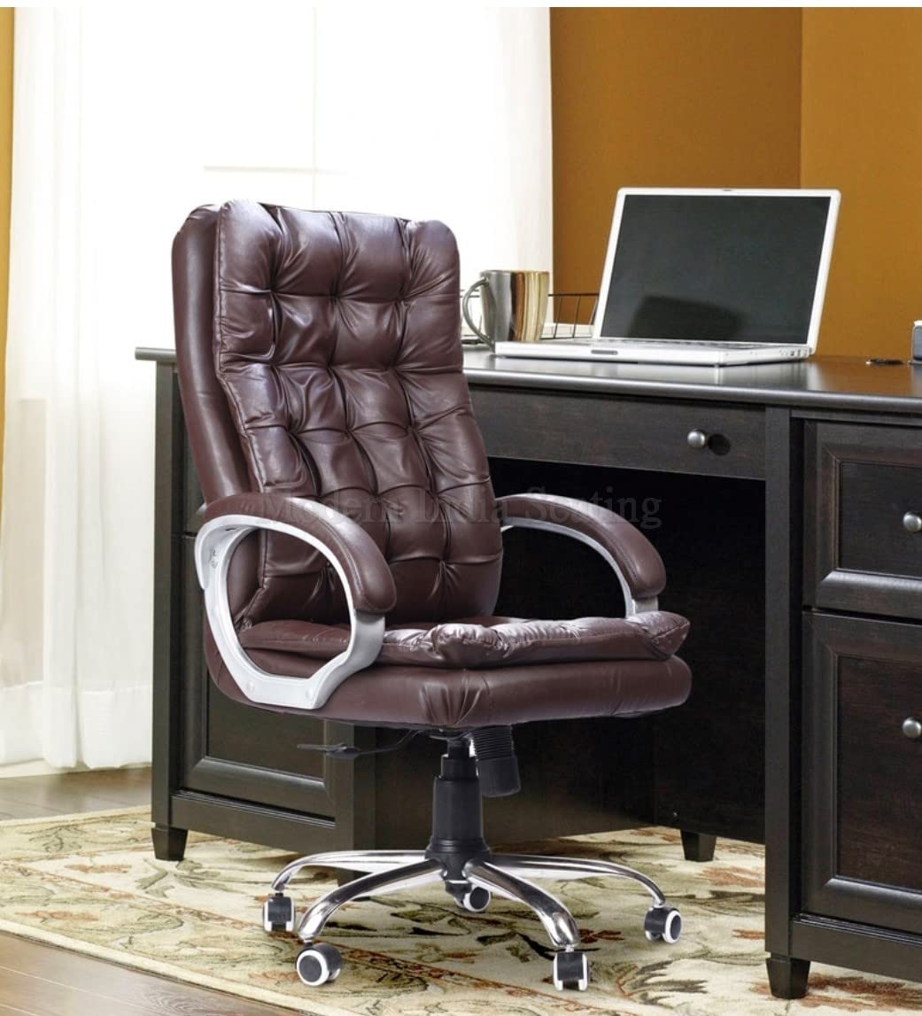 Tanri Leather Office Chair for Computer Table, Office Chair/Study Chair