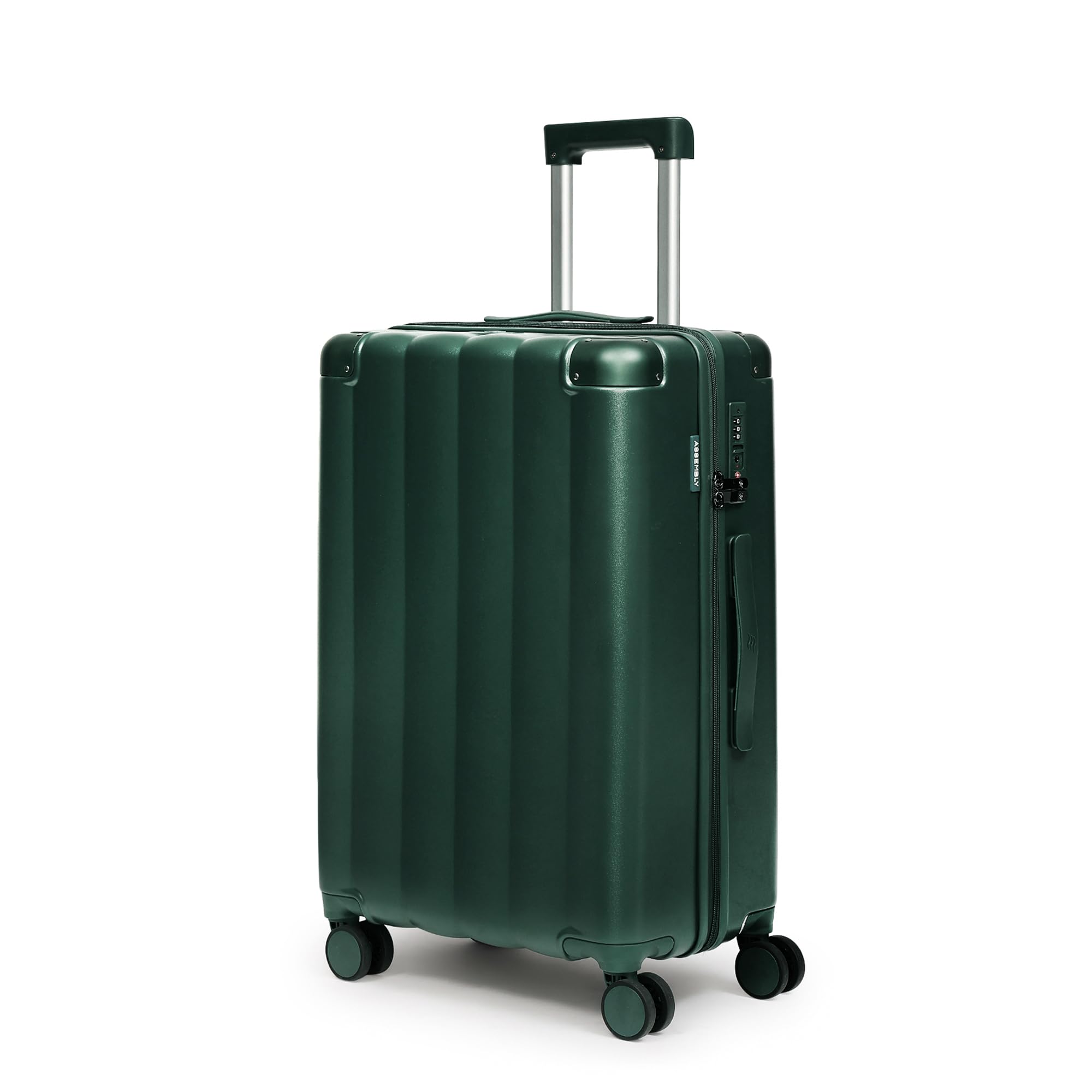 the assembly Premium 65 Cms Check-in Hard Sided Trolley Bag with 3 Packing Organisers & TSA Lock | Polycarbonate Lightweight 8 Wheels Double Spinner Travel Suitcase | 62 Liters | Green | IRIS, Small-picture-22