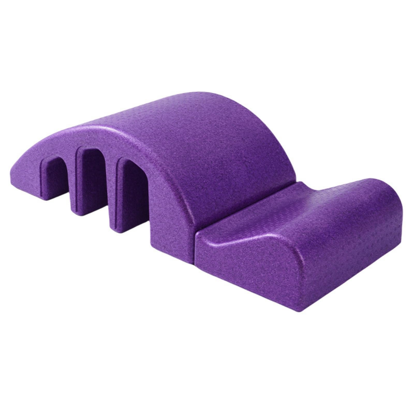 Stepped Base Spinal Support Coach Cutout Openings Soft Back Stretcher Textured Arch Posture Coach Violet, Purple-image-16
