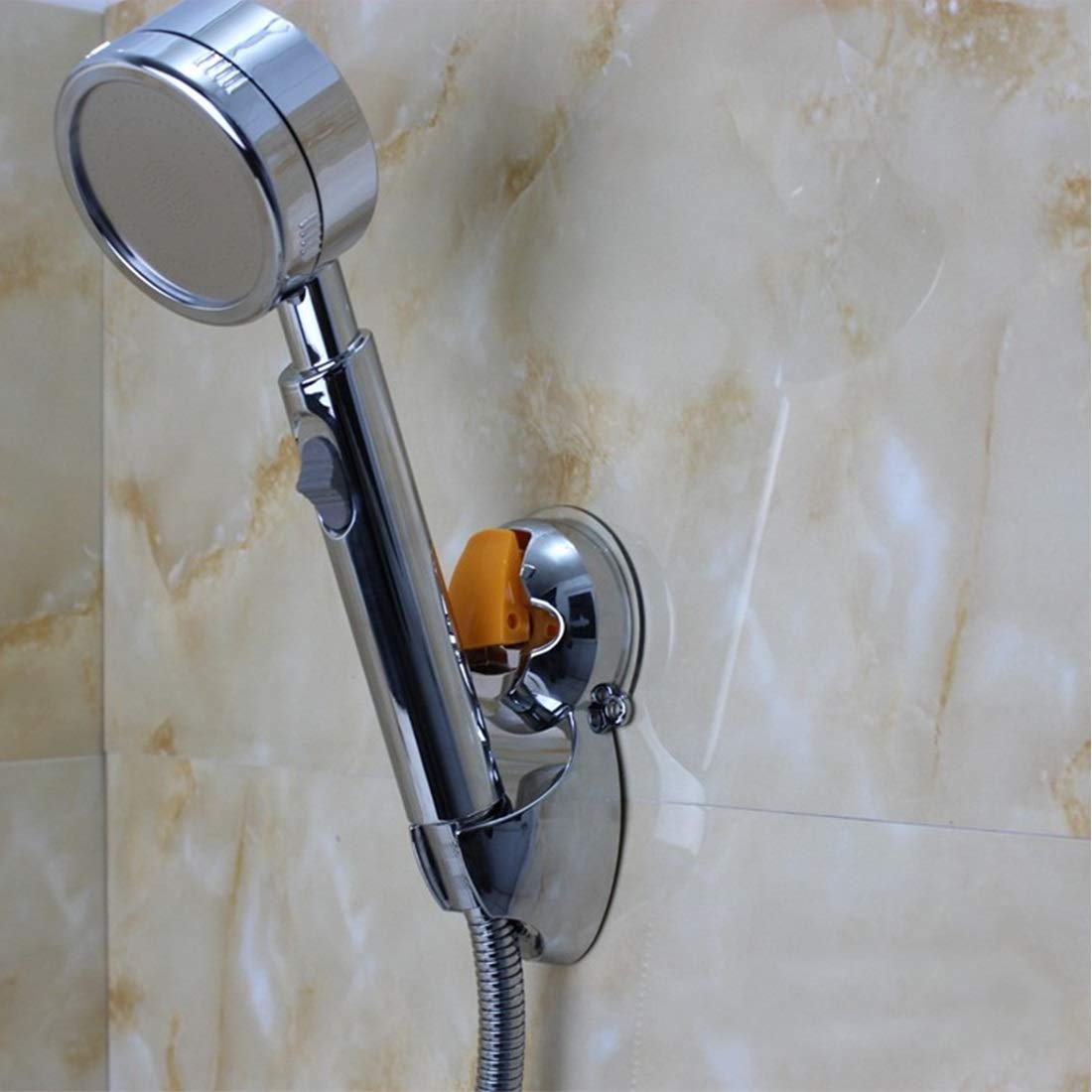 AKAZI Verstellbarer Duschkopfhalter Universal-Rotationsbad Duschkopfständer Wandhalterung Badezimmerwerkzeugzubehör (Color : D) (D)