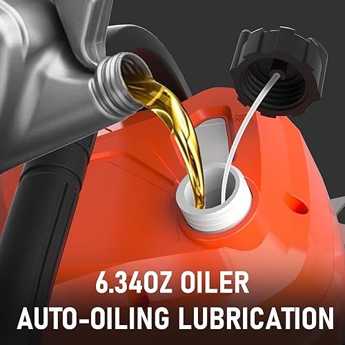 Miniatura 6 de MAXLANDER Motosierra Inalámbrica Sin Escobillas de 40V de 16 Pulgadas Eléctrica Alimentada por Batería con Batería de Litio de 4.0Ah y Cargador