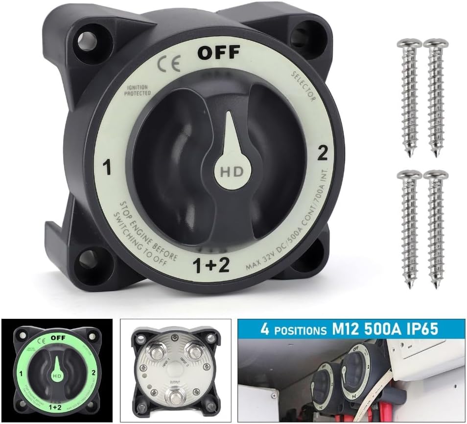 32V Battery Isolator Switch Cut Off Switch for Efficient Power Management