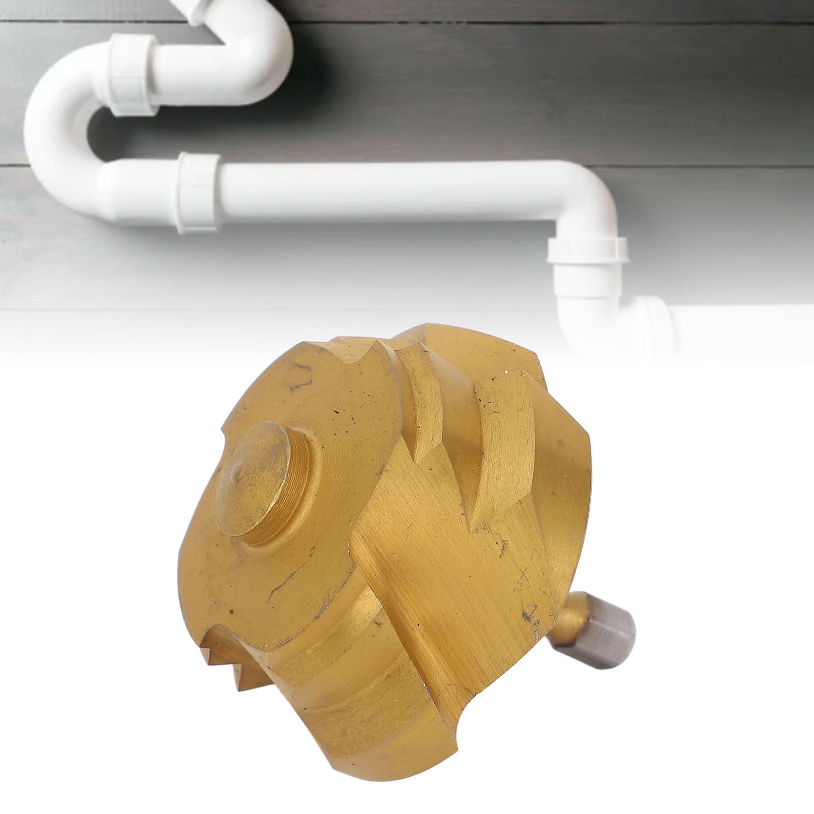 KIMISS Foret de Tuyau PPR et Outil d'alésage Tuyau d'eau de 50 Mm-alésoirs en Acier à Haute Teneur en Carbone Projets PPR, PVC et Plastique