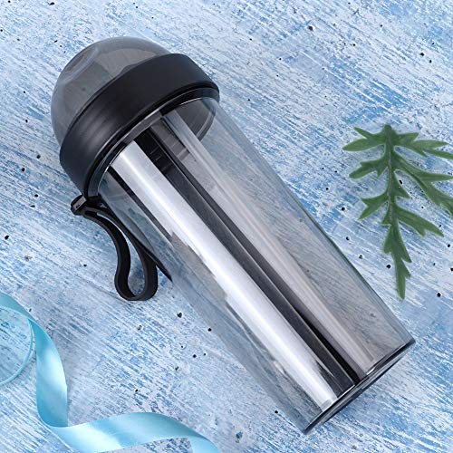 Sports Water Bottle Dual-Use Bottle, Drinks Bottle with Silicone Handle, 600ml PC Free Non-Toxic Sport Water Cup - Image 4