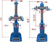 Vista 2 de HTTMT - Compresor de resorte automático para vehículos hidráulicos de servicio pesado Mano, compresor de bobina de resorte, mango de levantamiento
